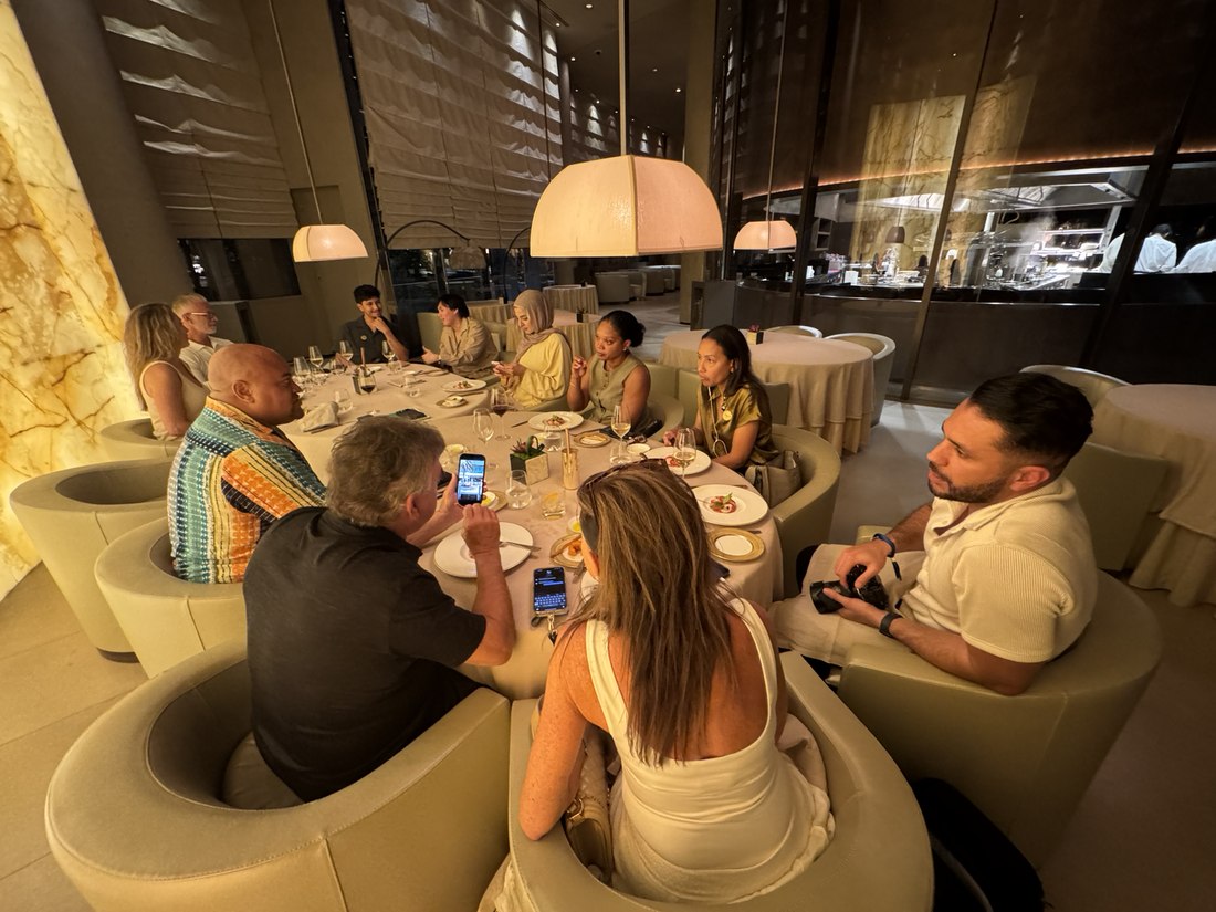 Private dining room during the retreat